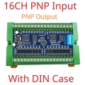 25IOB16 16CH PNP with Box DI-DO PNP to PNP RS485 Modbus Rtu Remote IO Module DC 12-24V 300MA DMOS PNP High Level Output for PLC LED Smart Home IOT