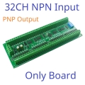 25IOC32 32CH NPN only Board DI-DO PNP to PNP RS485 Modbus Rtu Remote IO Module DC 12-24V 300MA DMOS PNP High Level Output for PLC LED Smart Home IOT