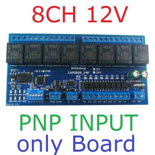 CAROB08 12V PNP 8DI-8DO CAN Relay Controller Module RS485 Digital IO Expanding Board for CNC Car Automated Industry