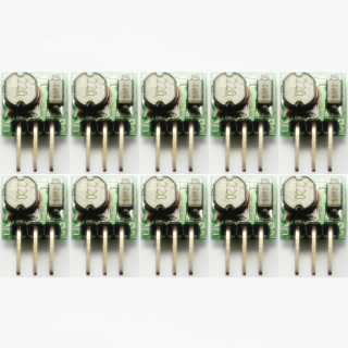 CE013 10PCS Mini DC-DC 0.9-5V to DC 5V Step-UP Boost Voltage Converter Module for Breadboard Raspberry Pi LED LCD Motor