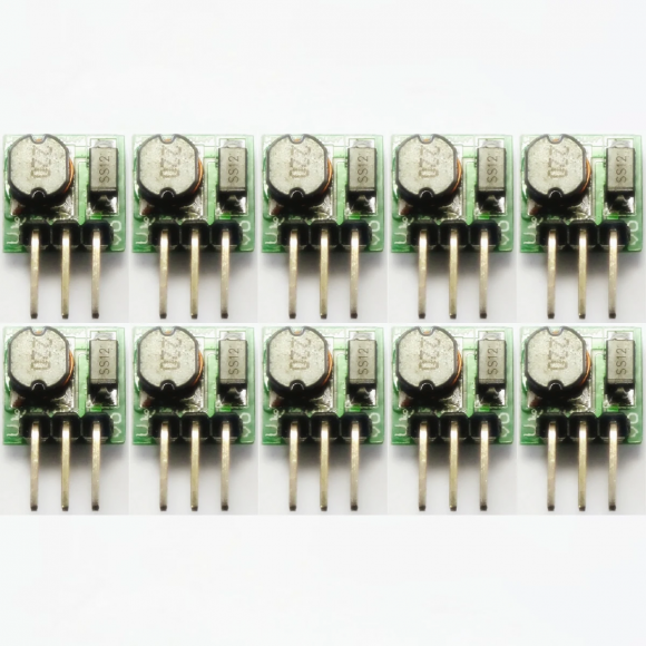 CE013 10PCS Mini DC-DC 0.9-5V to DC 5V Step-UP Boost Voltage Converter Module for Breadboard Raspberry Pi LED LCD Motor