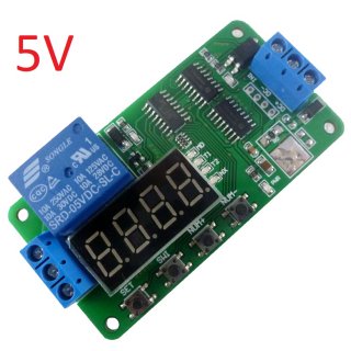 CE030 DC 5V Multifunction Timer Delay Relay Module Simple PCL Board for Fish Tank Motor Fan Fridge Smart Home