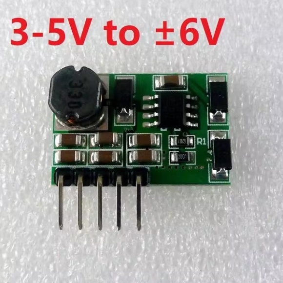 DD1718PA 6V with Pin +- 5V 6V 9V 12V 15V 24V Positive And Negative Dual Output Power Supply DC-DC Step-up Boost Converter Module