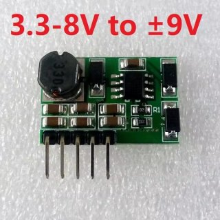 DD1718PA 9V with Pin +- 5V 6V 9V 12V 15V 24V Positive And Negative Dual Output Power Supply DC-DC Step-up Boost Converter Module