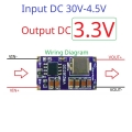 DD2913MA 3V3 36W Synchronous DC-DC Buck Converter Module DC 5-30V to 3V 3.3V 4.2V 5V 6V 7.5V 9V 12V Power Supply for 3D Printer Motor LED