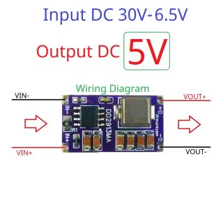 DD2913MA 5V 36W Synchronous DC-DC Buck Converter Module DC 5-30V to 3V 3.3V 4.2V 5V 6V 7.5V 9V 12V Power Supply for 3D Printer Motor LED