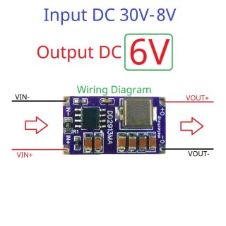 DD2913MA 6V 36W Synchronous DC-DC Buck Converter Module DC 5-30V to 3V 3.3V 4.2V 5V 6V 7.5V 9V 12V Power Supply for 3D Printer Motor LED