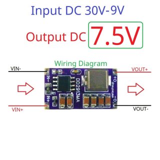 DD2913MA 7V5 36W Synchronous DC-DC Buck Converter Module DC 5-30V to 3V 3.3V 4.2V 5V 6V 7.5V 9V 12V Power Supply for 3D Printer Motor LED