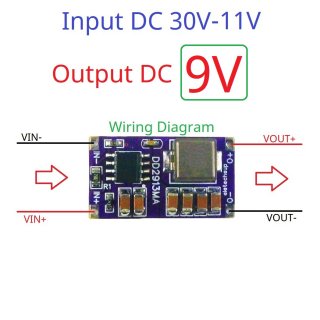 DD2913MA 9V 36W Synchronous DC-DC Buck Converter Module DC 5-30V to 3V 3.3V 4.2V 5V 6V 7.5V 9V 12V Power Supply for 3D Printer Motor LED