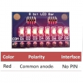 DM41A08 3-24V 8 Bit Red Common anode LED indicator Bar Diy Kit for Arduino