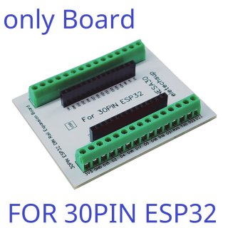 DNESA30 30PIN only Board 30PIN 38PIN ESP32 Din Rail Mounting Expansion Board for ESP-WROOM-32 Wifi BT Module Development Board Wireless Smart Home IOT