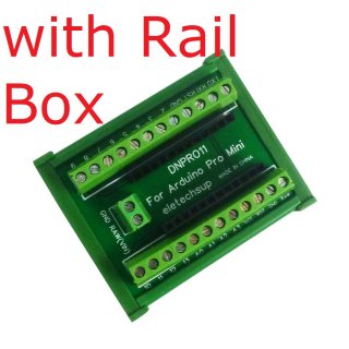 DNPRO11 DIN Rail Mount Screw Terminal Block Adapter Module For Arduino Pro mini Board PLC Industrial Controllers Smart Home