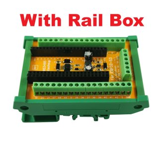DNS3485 (with Rail Box) ESP32 S3 AIOT Expansion Board 2.4G WiFi BLE Powerful AI Acceleration Reliable Security Features MCU USB to RS485 Modbus Module