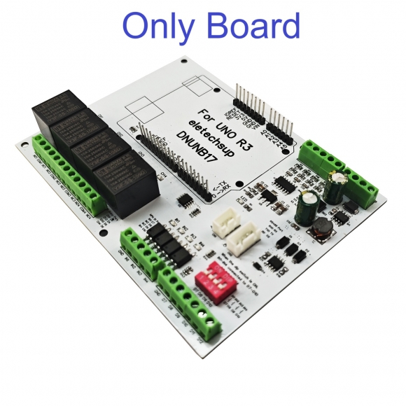 DNUNB17 (Only Board) Simple PLC Development Module Digital Analog Temperature Humidity RS485 Relay Expansion Board for Arduino UNO R3