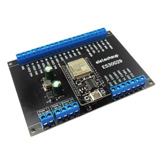 ES30G29 (only Board) Transparent Cover ESP32 Devkit Expansion Board Din Rail 5.0 Cross Terminal Block Adapter Module for Bluetooth Arduino Wifi IOT