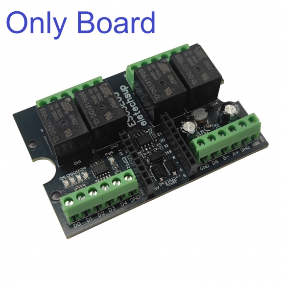 ESC3E05 (Only Board) RISC-V SOC Wi-Fi BLE Development Board ESP32 C3 Super Mini RS485 Relay Expansion Module for Arduino Smart Home IOT Simple PLC