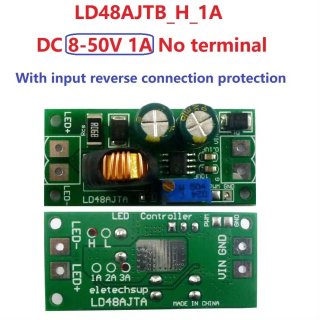 LD48AJTA H 1A 8-50V No Pin 72W DC 6-50V 1-3A Adjustable LED Driver PWM Controller DC-DC Step-down Constant Current Converter