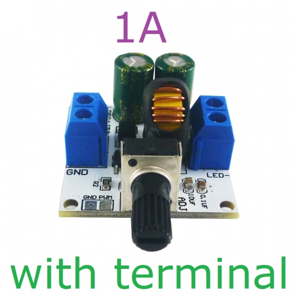 LD50AJTC 1A DC 6-50V High-Power Handle Dimming LED Driver Module 0-3A Adjustable Constant Current DC-DC Converter LED Flashlight Controller