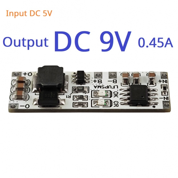 LFUPSMA（Output 9V） 2 IN 1 3.2V LiFePO4 Battery Charge & Discharge UPS Module 5V 9V 12V DC DC Boost Converter 32140 32700 18650 3.6V Charger Board