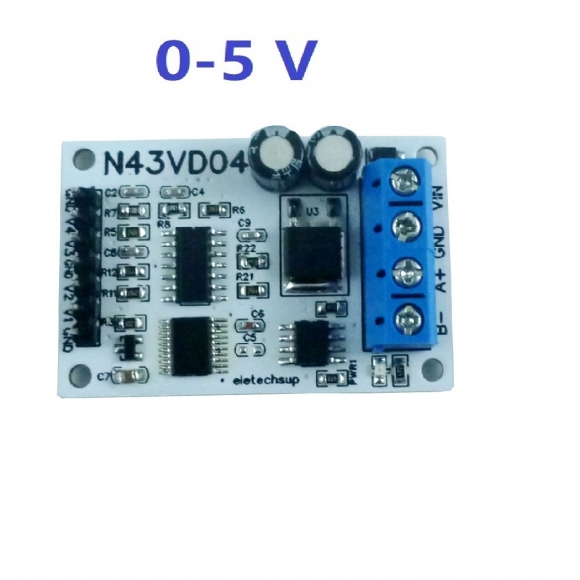 N43VD04 0-5V RS485 Modbus RTU ADC Module 4CH Current/Voltage Analog Acquisition Board