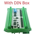 N4D3E16 With DIN Box Upgraded Version 16DI-16DO Multifunction RS485 Two-way Remote Control Module Modbus RTU PLC Expanding Board Smart Home