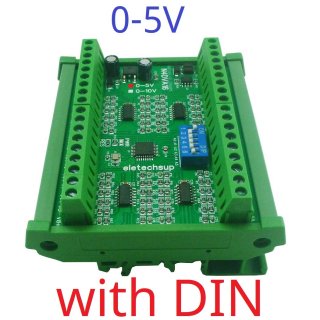 N4DVA16 0-5V With Box Modbus 16CH Differential Voltage Collector 0-5V 0-10V RS485 Analog Input Module for LI-ON LI-PO NIMH Lifepo4 Battery Measurement