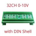 N4DVB32 0-10V With Box 32-AI RS485 Differential Voltage Collector Modbus RTU 0-5V 0-10V Analog Input ADC Signal Acquisition System DC 12V 24V