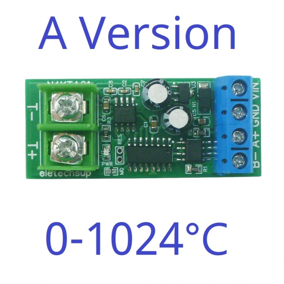 N4KTA01 A Board 0-1024C -200-1350 Celsius RS485 Cold-Junction Compensated K-type Thermocouple-to-Digital Converter Temperature Detector Sensor Tester