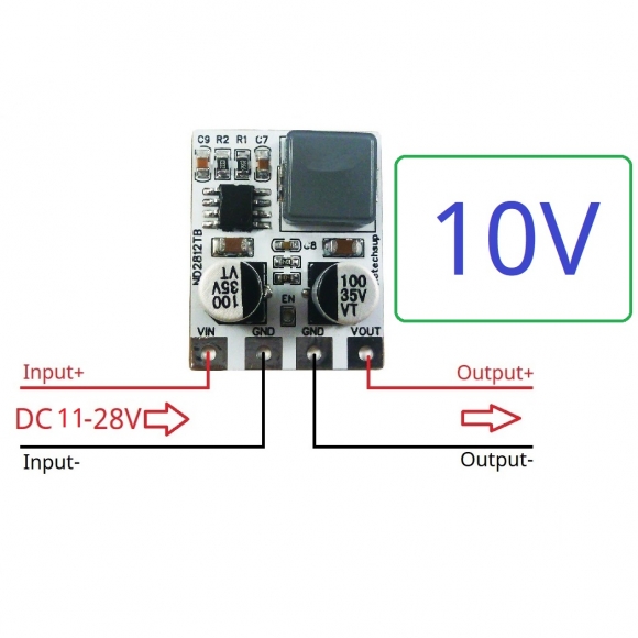 ND2812TB_10V 5A Input DC 5-30V Output DC 10V Synchronous DC-DC Buck Converter for Moter LED Car Motorized Bicycle