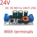 ND9024TA Out 24V With terminal 2.5A DC 10-90V to 5V 12V 24V DC-DC Converter High-Voltage Buck Regulator Module for Lion Lipo LiFePO4 Lead-acid Solar battery