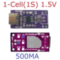 NIMH05UA 1S 0.5A TYPE-C 1 Cell NIMH Battery Charger Module 1.5V 3V 4.5V for 1.2V 2.4V 3.6V Nickel-Metal Hydride Battery 500MA