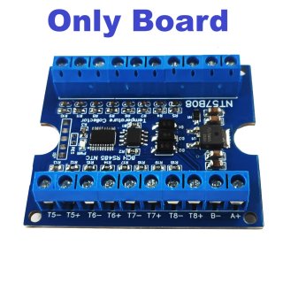 NT57B08 (Only Board) 8Ch Paperless Recorder Controller RS485 Resistance Temperature Collector 10K 3950 1% NTC Waterproof Probe for IOT PLC Smart Home