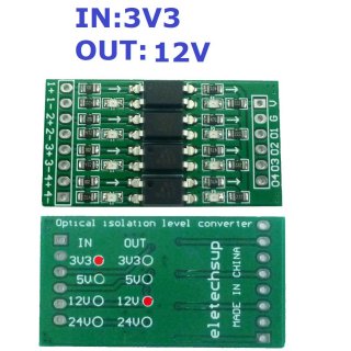 OP71A04 PNP Active High 10Khz DI-DO Digital Switch Optical Isolation Module Logic Level Converter for PLC RS485 IO Communication