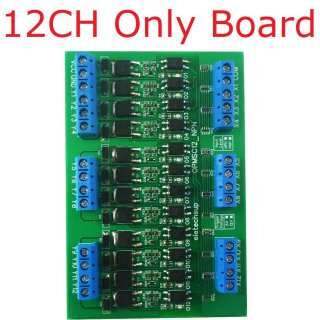 OPMSC12 PNP Input 12-24V NPN Output 12CH DC 3.3V/5V/12V/24V 5A PLC Signal Amplifier NPN/PNP Logic Level Converter Module