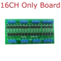 OPMSD16 NPN Input 12-24V PNP Output 16CH DC 3.3-24V 5A MOS Solid State Relay Module Din Rail Mount NPN/PNP PLC IO Signal Amplifier for Motor Relay LED