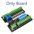 PLADA08 (only Board) MCU PLC Simulation Debug Board 0-10V 4-20MA Output ADC DAC Tester NPN PNP DI-DO Module for Arduino ESP32 Raspberry pi Micro:bit