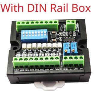 PLADA08 (with Rail Box) MCU PLC Simulation Debug Board 0-10V 4-20MA Output ADC DAC Tester NPN PNP DI-DO Module for Arduino ESP32 Raspberry pi Micro:bit