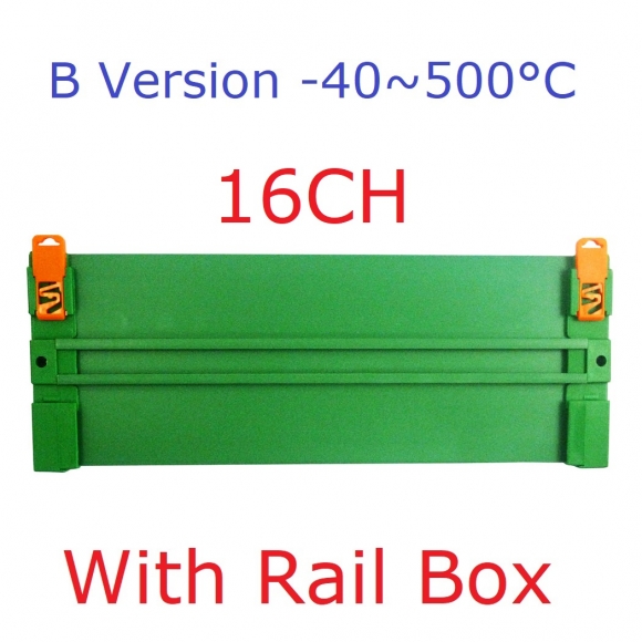 PTA8E16 -40℃ to +500℃ 16CH DC 12V 24V Temperature Analog PT100 Resistance RS485 Collector Modbus RTU -40-500 High Temperature Acquisition Board