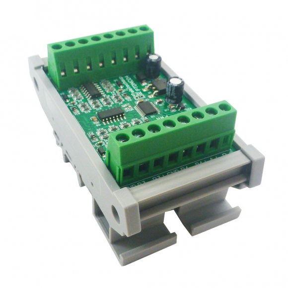 PTDNC04 ((PT1000 A Version))With Din Box) PT1000 4CH Modbus Wide Range Temperature Sensor Collector PT100 RTD Platinum Thermal Resistance RS485 Remote Analog Quantity