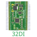 R4IOJ32 32DI Only Board 5 IN 1 32DI/32DO/16DI-16DO/8DI-24DO/24DI-8DO Modbus Rtu Digital 5V 3.3V TTL IO RS485 2.54mm Pin Core Board