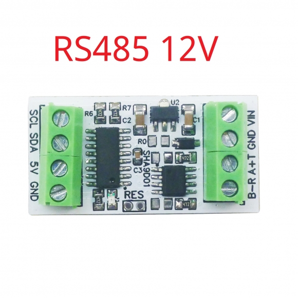 SHA9D01 12V RS485 Modbus -40-125C 0-100%RH SHT30 Temperature and Humidity Sensor Module RS485 RS232(TTL) Adapter Board for Arduino UNO MEGA ESP32