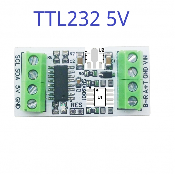 SHA9D01 5V TTL Modbus -40-125C 0-100%RH SHT30 Temperature and Humidity Sensor Module RS485 RS232(TTL) Adapter Board for Arduino UNO MEGA ESP32