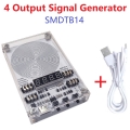 SMDTB14 4CH High-Precision 7.83 Schumann Resonance Pure Sine Wave Signal Generator External Antenna for Mentally Physically Health Sleep