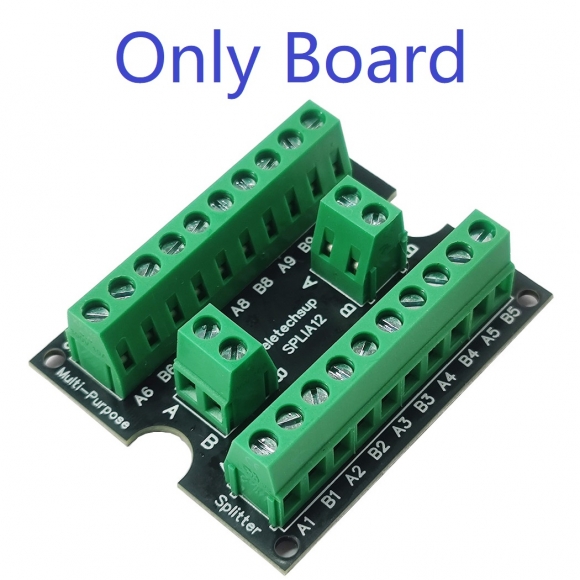 SPLIA12 (Only Board) RS485 I2C CAN 1-Wire BUS Hub Splitter Master-Slave Ring Network Wiring for ESP32 Remote IO PV inverter PLC HMI PTZ Printer LED