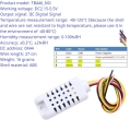 SHA9D01 SHT30 Sensor Modbus -40-125C 0-100%RH SHT30 Temperature and Humidity Sensor Module RS485 RS232(TTL) Adapter Board for Arduino UNO MEGA ESP32