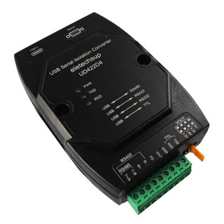 UD422D4 (4 IN 1 Converter) 4 IN 1 Multifunctional USB Debugger RS485 RS422 RS232 TTL Extender High speed Isolation Anti-interference Lightning protection