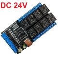 UD85C08 (DC 24V) 8DI-8DO Industrial-grade Multi-function USB Relay Board PC UART COM Switch Module With Input Indicator Light DC 12V 24V