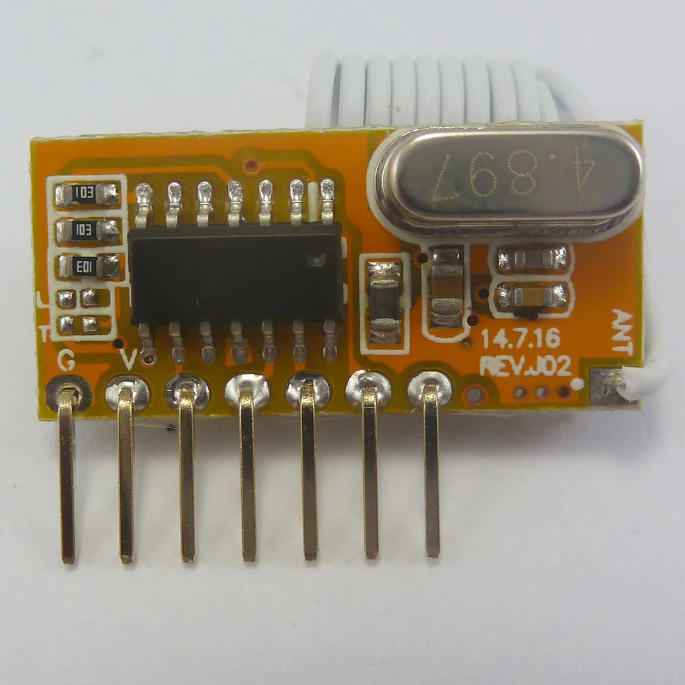 dc 5v 315MHz 4 Channel EV1527 PT2262 Decode Module Wireless RF Receiver Plug-in DUE for MEGA2560